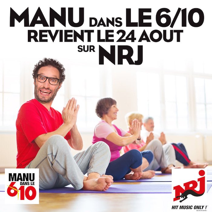 starsactu's tweet photo. Manu dans le 6-10 sur NRJ : dès le 24 août mais sans Paulette https://t.co/udRiawCB6s #TéléMédias #ManuDansLe69 #nrj https://t.co/ktzkJr4xul