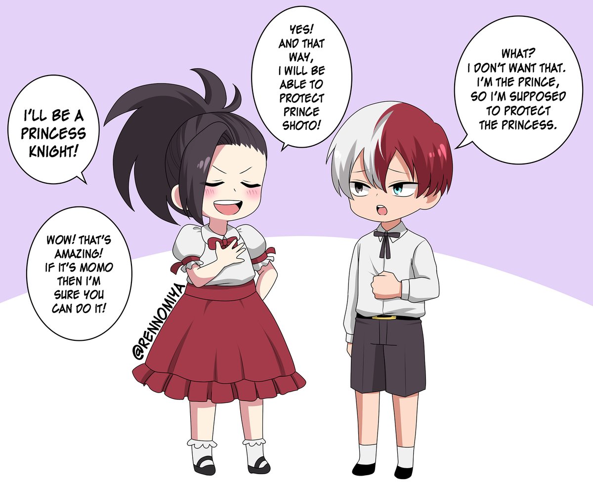 Here's some baby fantasy au 

#todomomo #轟百 