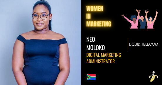 naughtybanana_'s tweet image. 👑 #WomenInMarketing Interview alert! 👑

@LendyMoloko is the Digital Marketing Administrator at Liquid Telecom. While most of her peers simply consumed TV ads, she fell in love with how they were brought to life. Welcome to this segment of Women In Marketing 🇿🇦

#LiquidTelecom