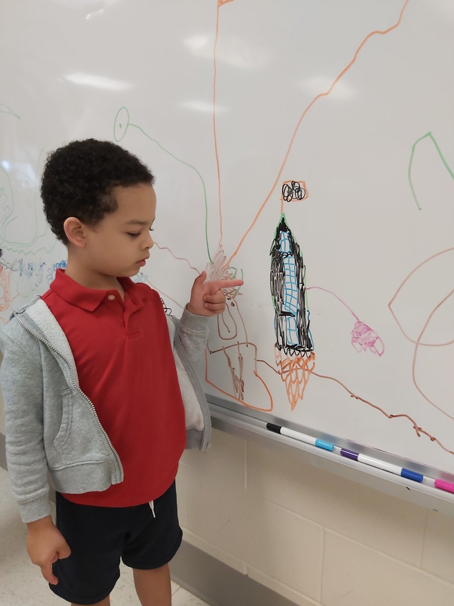 SFA_ELC's tweet photo. He said "the thing attached is the Canada Arm" #FutureAerospaceEngineer https://t.co/QmvMpqFSlZ