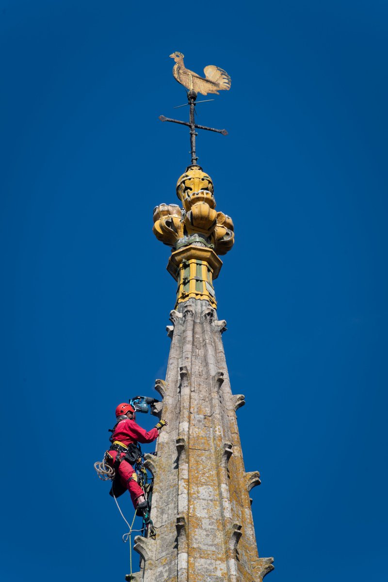 Nrw_Cathedral's tweet photo. You definitely need a head for heights for this line of work!
@WallWalkersUK this week started work on a restoration project on @Nrw_Cathedral's spire.
Find out more here: https://t.co/mnyTK61Jju https://t.co/JdkzL2APen