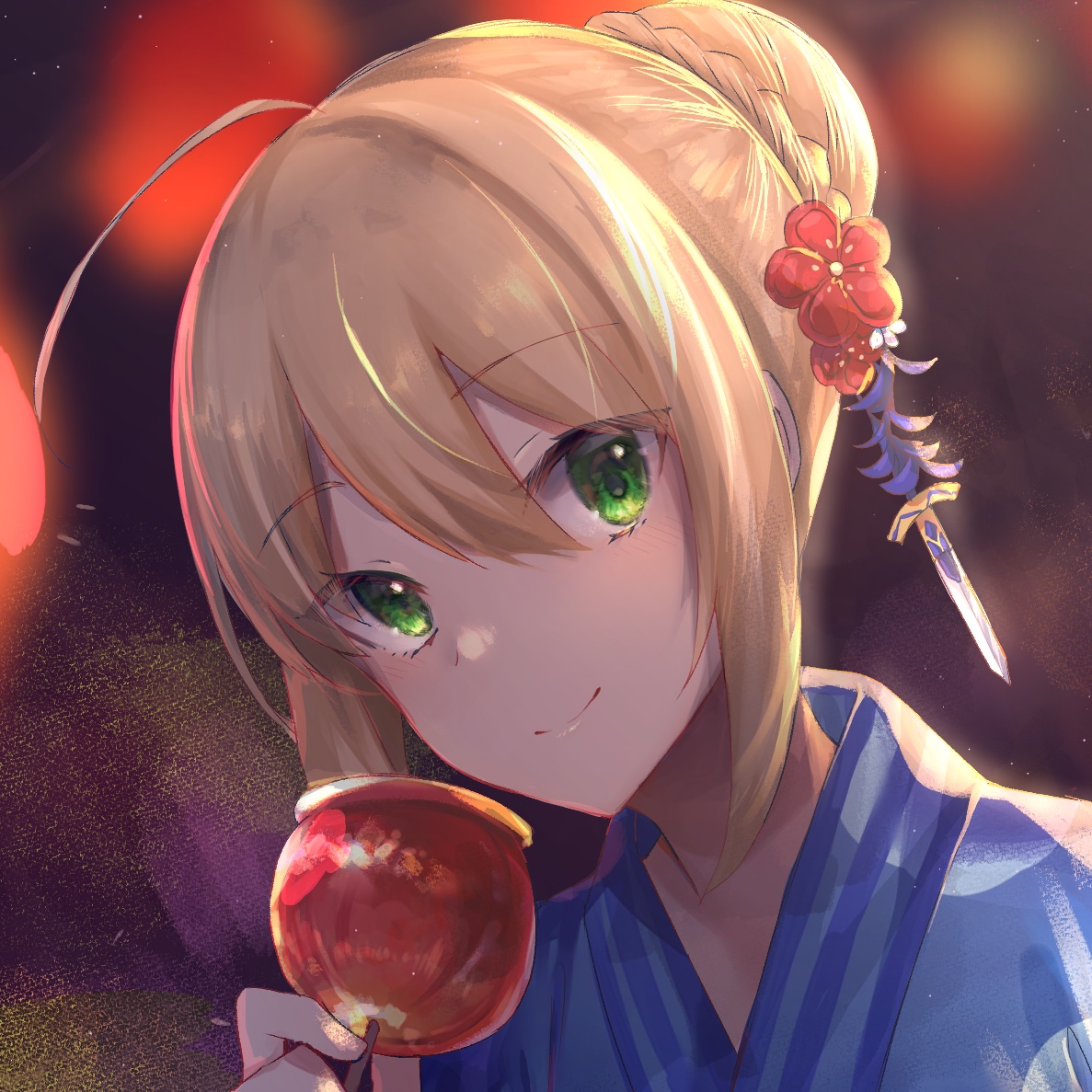 アルトリア・ペンドラゴン 「「ふふ、今日くらいは思いっきり満喫しましょう」
#Fate 」|ゲロカス🌕のイラスト