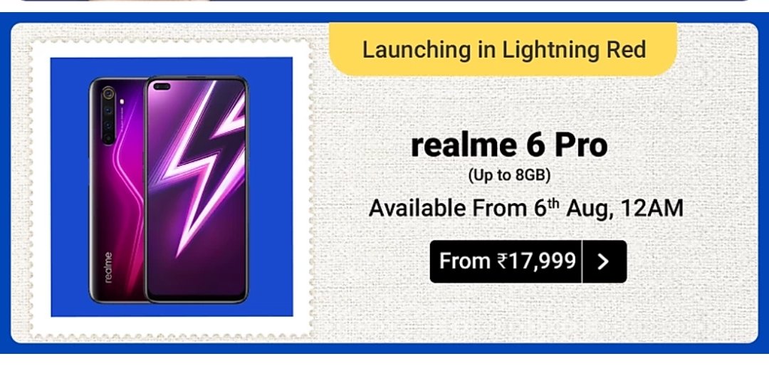 IshanWankhade's tweet photo. Finally my favourite colour variant is available from Tomorrow✅ #Realme6Pro #LightningRed ✓
@stufflistings @KaroulSahil @Sudhanshu1414 @AtulBazaar @TechnoAnkit1 @Jitendra_Jain99 @techinm1 @techylogy @tech_stoorm @AndroidSaint @AmreliaRuhez @thegadgetshub @RevMeUp3 @Techno_Basa https://t.co/BjviIdb1H6