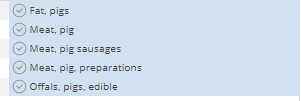 8/ FAQ: c) Does this include indigenous pigs? Yes. d) Does it include pork products?These are the categories FAO tracks for pork: