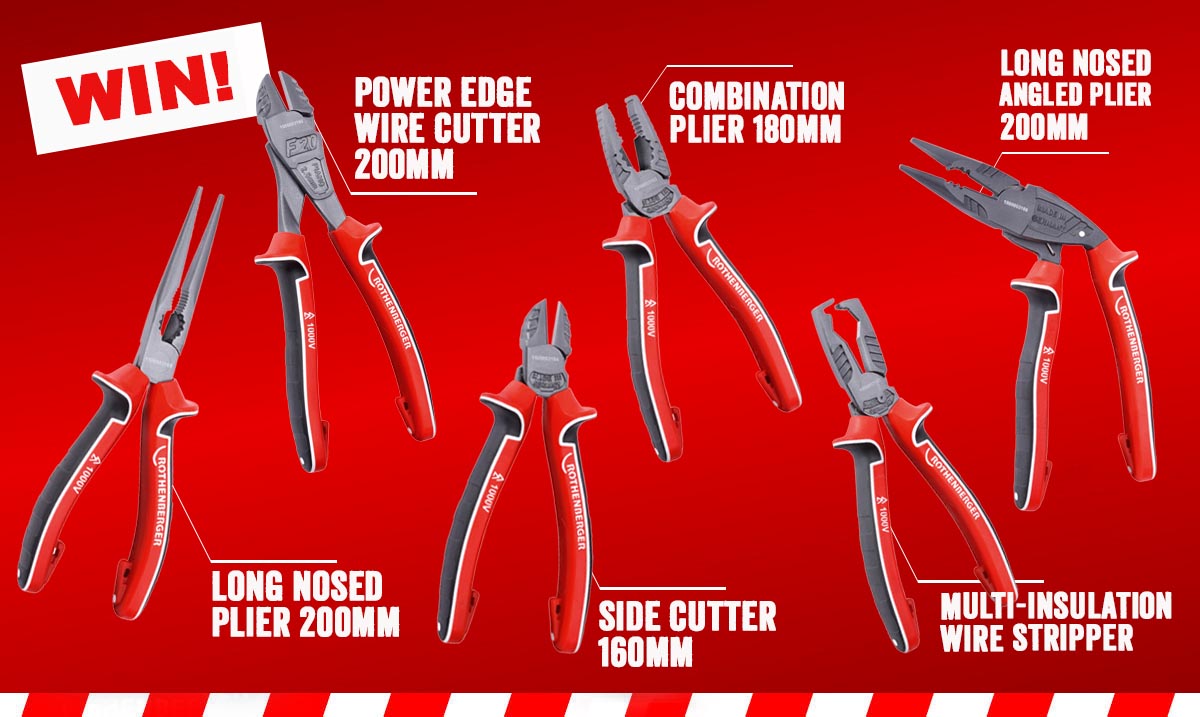 WIN | Electrical precision pliers for all jobs! 
Titanium coated, steel jaws with insulated handles, certified &amp; tested to 1000 V 

For the chance to WIN* a set simply RT &amp; COMMENT "precision pliers" 

T&amp;C's apply. Ends 23:59, 06.08.20. Winner announced 07.08.20