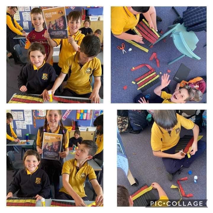 Yesterday, we acknowledged an important day. Here you will see students in Year 3 enjoying discussing the importance of preserving culture &amp; weaving to celebrate National Children's Day for Aboriginal &amp; Torres Strait Islander people 2020. #EdWeek20