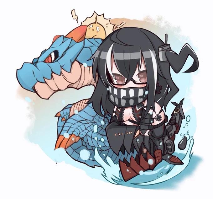 SDU-47ちゃんとラギアクルス
#アズールレーン 