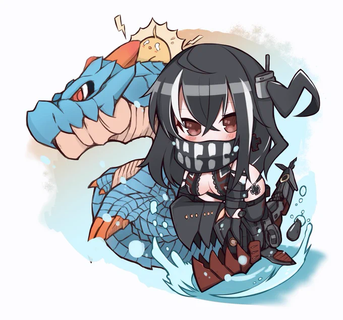 SDU-47ちゃんとラギアクルス
#アズールレーン 