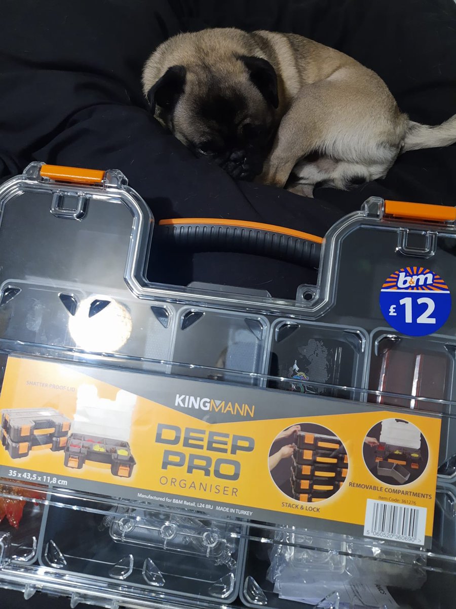Can I recommend a Deep Pro?

Sturdy with a see-through top, perfectly proportioned and handles a big load, you can buy one at S&amp;M. Er, B&amp;M. 

Pug not included but make me an offer, his farts would see off a pandemic.
