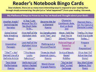 WritingFix's tweet image. Big #TPT sale finishing at midnight, and our items that would be easily adapted to work with #DigitalLearning are on sale.  Like these Reading task Bingo card, which allows students to write better thoughts than book reports: teacherspayteachers.com/Product/Full-S… #AlwaysWrite #homelearning