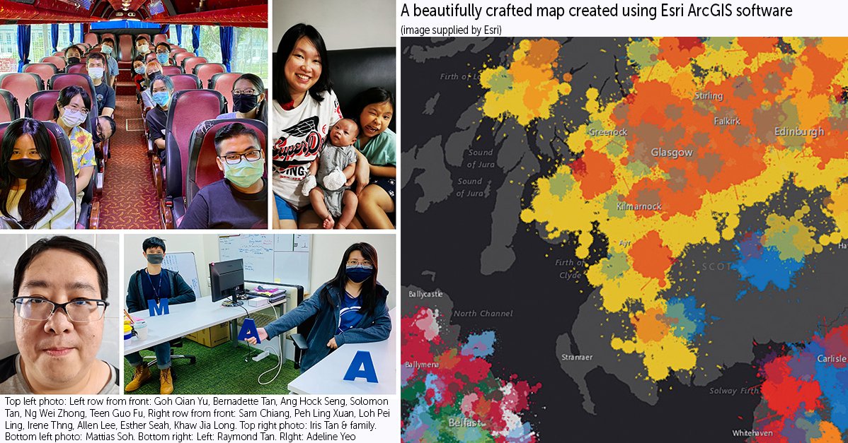 geocirrus's tweet photo. We celebrate our Singapore team's great initiative during the recent "circuit breaker" in Singapore. They were not able to fulfill regular work duties so they completed a 6 week online cartography course run by our valued partner @Esri &amp; learned how to create maps online. #ArcGIS https://t.co/odnyYDpSim
