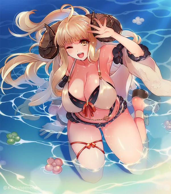 水着アニラ 
Ꮚˊ•∀•ˋᏊ

無字>https://t.co/yfNafwZ8hJ

#グラブル #アニラ 
