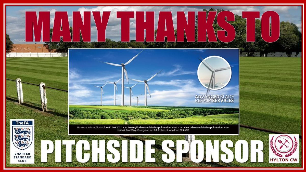 HyltonCWFC's tweet photo. Thanks to Jonny and Advanced Blade Repair Services. Another local company supporting #grassrootsfootball #nonleaguefootball #thecollierymen https://t.co/F6imapu3rO