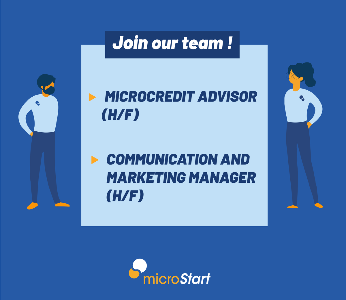 microStart_Be's tweet photo. 🚨JOB ALERT 🚨
Wil je een job in een organisatie die een positieve en duidelijke sociale impact heeft?
💪🏼 Werk je graag in een jong en dynamisch team?
Ga snel naar onze site ! ⏳
👉🏼 https://t.co/S0jxE7mRbt
#job #impactsociaal #microstart #België https://t.co/EgLdj8Hnox