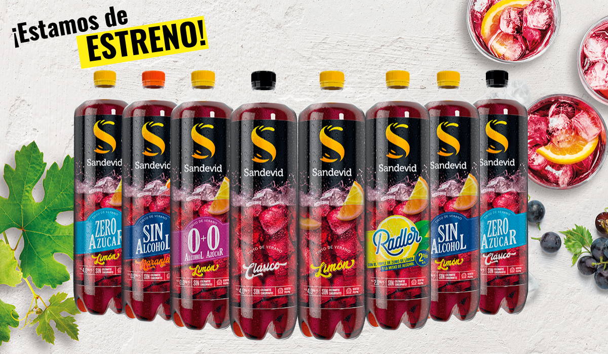 sandevid_es's tweet photo. ¡Estrenamos nuevo packaging! Estabamos deseando poder deciroslo, pero ya están aquí. Esperamos que os gusten tanto como a nosotros. Nueva imagen, más refrescante, más fresquita. ¿Qué os parece? ¿Os gusta? #diseño #packaging #sandevid #tintodeverano https://t.co/6tn1wk4MUo