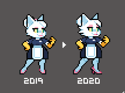 aw0_aj's tweet photo. mORE upgrades 🐱
#whiskersandwagscleaningco #pixelart #aseprite #pixaki #cat https://t.co/pJEzhawz1D