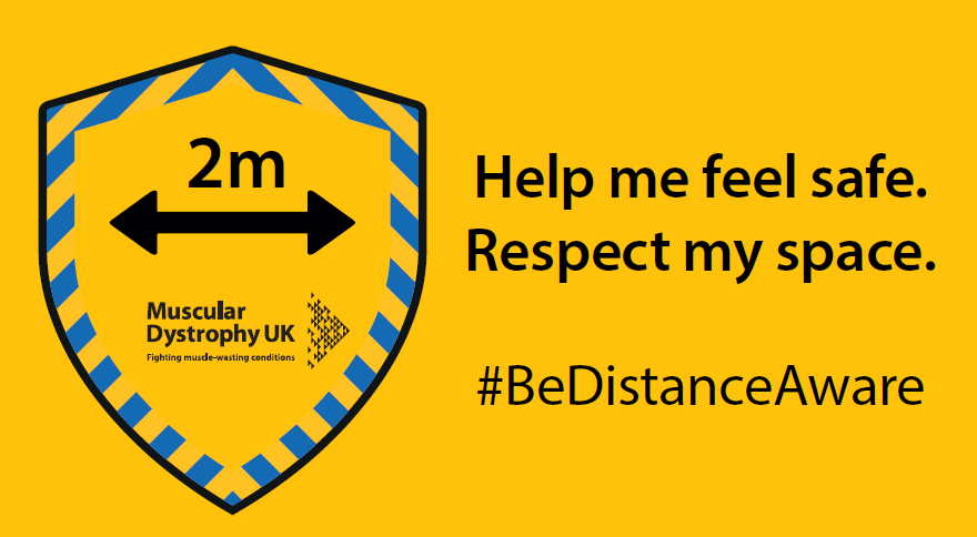 We're proud to support the #DistanceAware campaign. If you see someone wearing a Distance Aware shield, please respect social distancing rules &amp; keep at least 2m away! Share the shield and tweet #DistanceAware to see what it looks like. 

bit.ly/314rxpJ