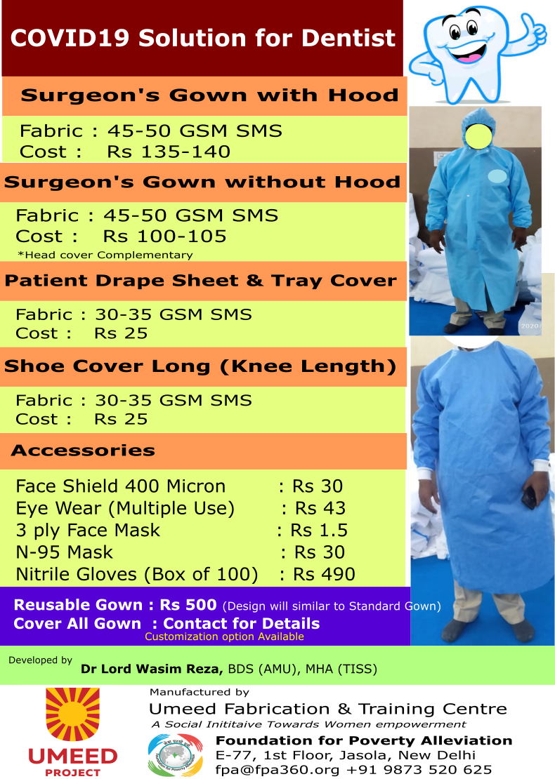 fpa360's tweet photo. Our Social ventures Designed Product for Dentist to Deal with #COVID19
@SeemaM4 @BhavreenMK @Charismatic_KP @HDFCBankCSR @Wipro @RishadPremji 
We support people to economic resumption. https://t.co/CE7A68B5VZ