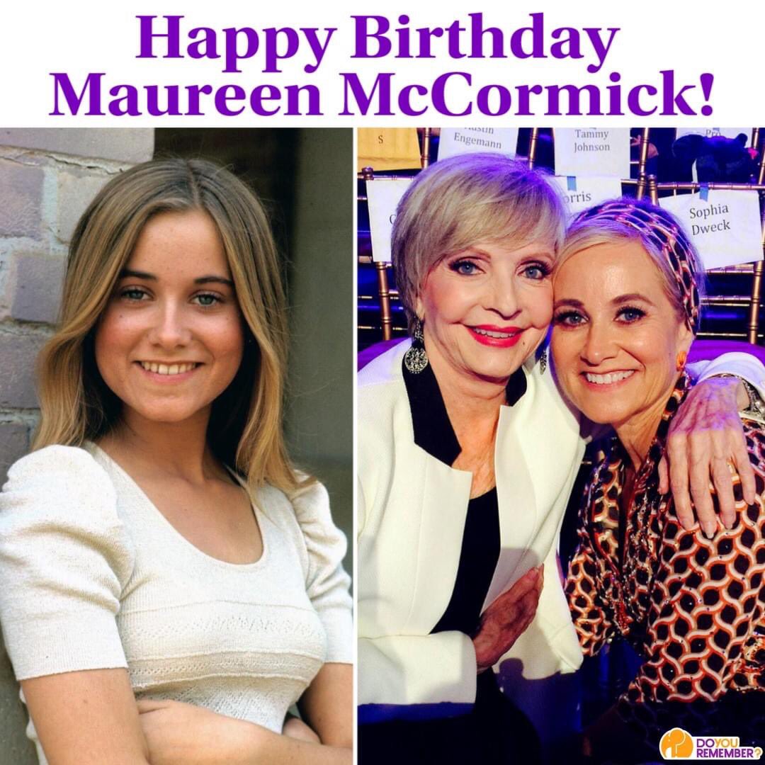 Happy 64th Birthday to Maureen McCormick!! Who grew up watching Marcia Brady and the gang? 