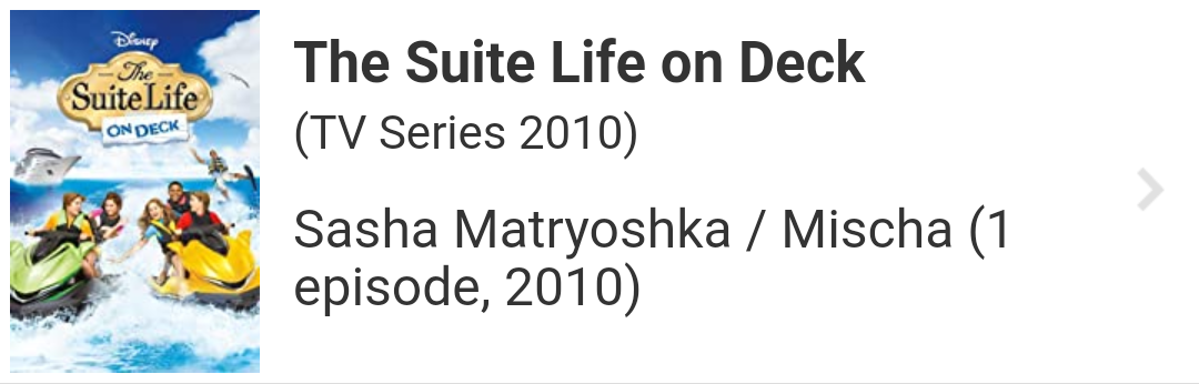 I don't get it.... who decided to have her be the same character as her role in suit life on deck? ...rcg?? I uh...