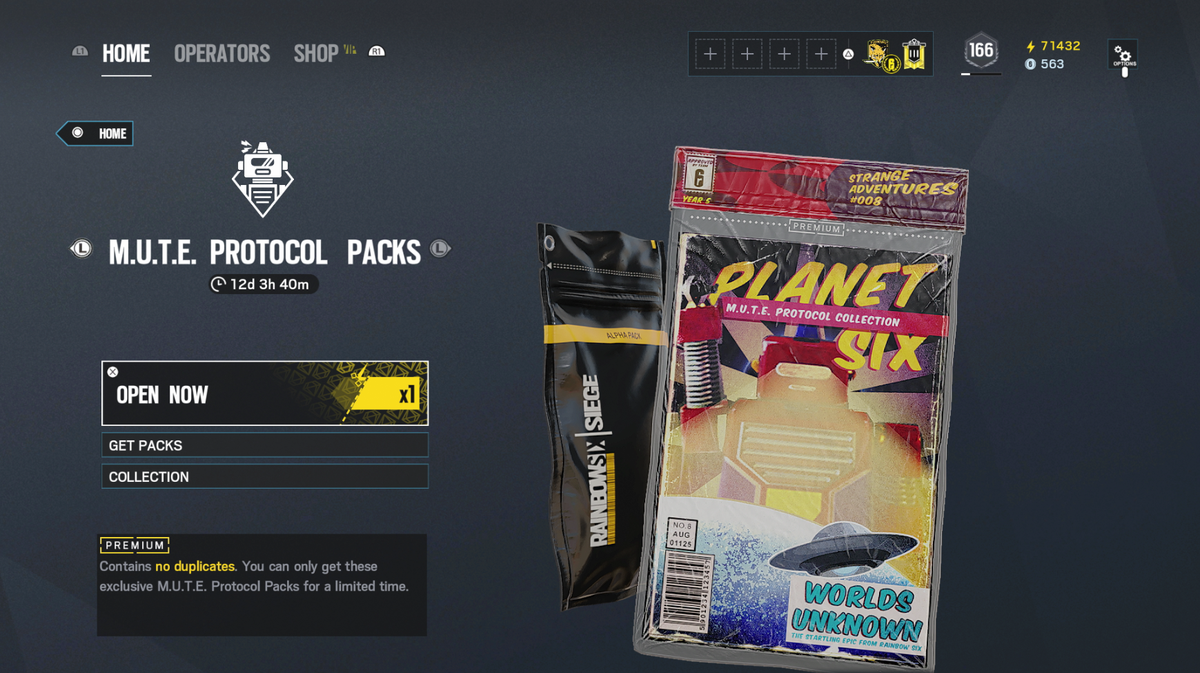OddBigBossMan's tweet image. Remember that if you log into #RainbowSixSiege you will get your free #MUTEProtocol pack #R6ZA 

Make sure to claim it today on &quot;all&quot; your accounts