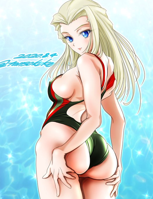 夜あげ〜競泳水着クラーラ
地吹雪のカチューシャ ! ブリザードのノンナ ! 
雪見大福尻のクラーラ !
「オイオイ、ナンデヤネーン ! !」 