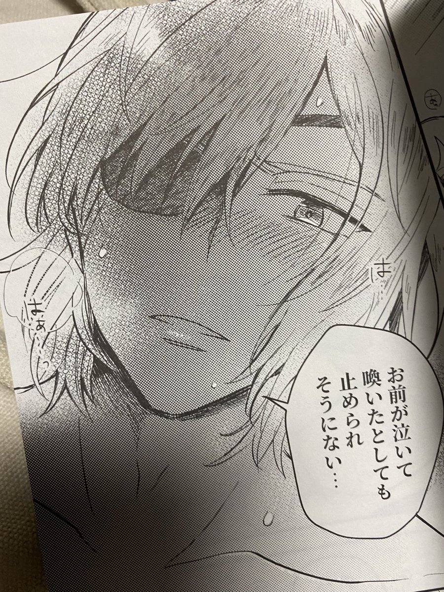 ディミレス新刊の見本も届いてました!今回もきれいに刷ってもらえてありがたいです?2枚目はサンプルに載せていない、もう限界の男 #dimileth 