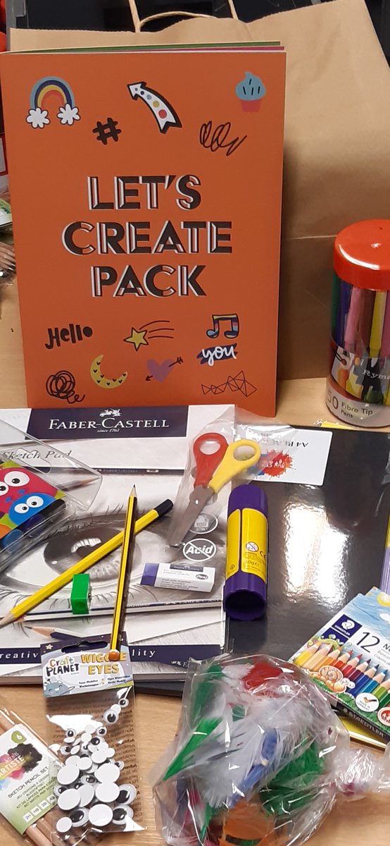 We want to make sure all children and young people have access to creativity! That’s why we’re proud to be working with <a href="/ace_national/">Arts Council England</a> to deliver #LetsCreate packs across the country thanks to #NationalLottery players and in partnership with @WCumbriaCarers