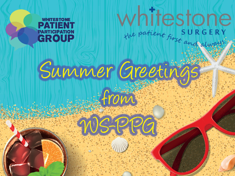 Summer greetings from WS-PPG and the Whitestone Team! We hope that you are keeping well and are in good spirits.
Find out what we’ve been up to this year and how you can get involved in our Summer Newsletter. Click here  whitestonesurgery.org/news/summer-gr…