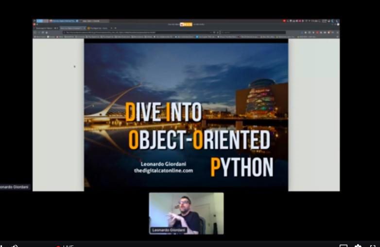 PythonCameroun's tweet image. Second day of #PyConAfrica20 

First workshop of today 
Dive into Object-Oriented Python by Leonardo Giordani (@tw_lgiordani)

Stay tuned!
#PyConAfrica20 , #PyExciting, #python