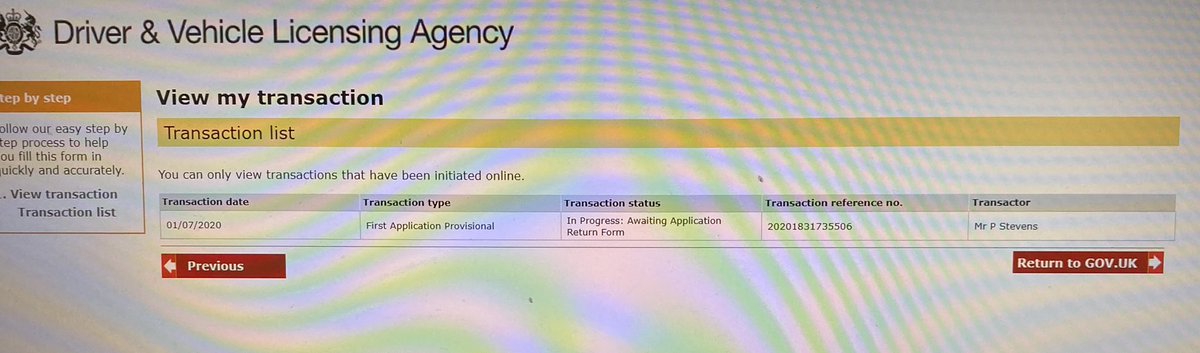 DanielWarman's tweet photo. @DVLAgovuk My nephew Philip Stevens applied for his provisional driving license a month ago. Shortly after we received a document that needed a photo attached of which was returned and received (weeks ago) via recorded delivery. We check online it says awaiting application return form ? https://t.co/oug7A4ovFW