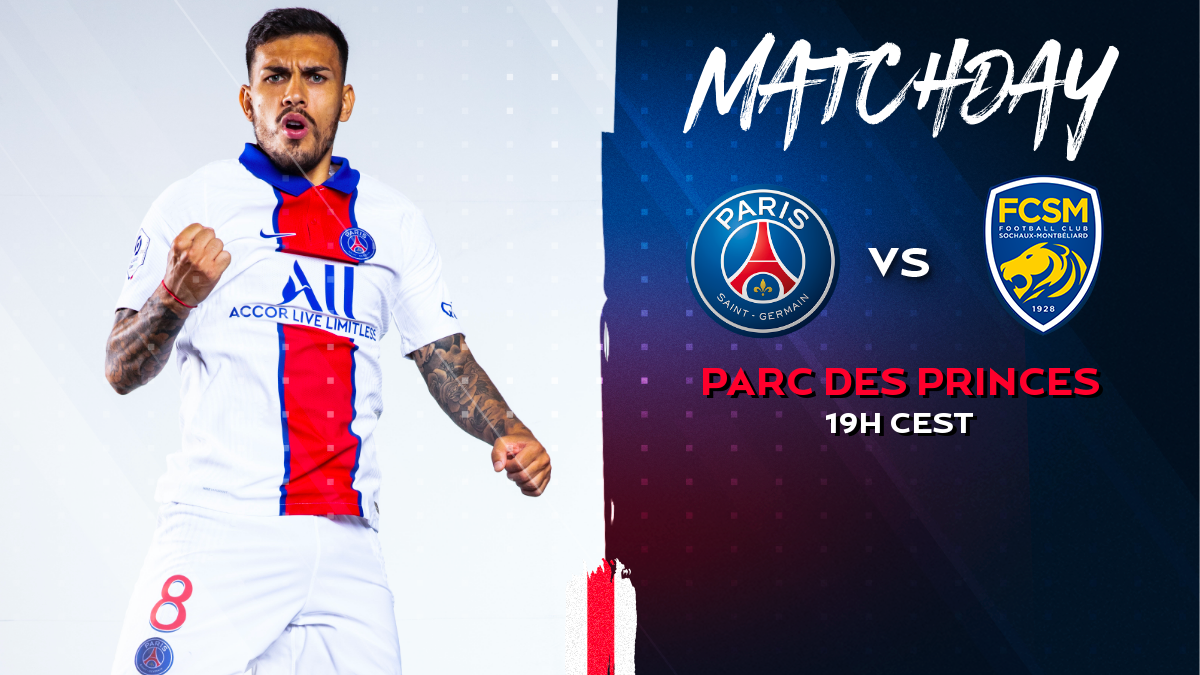 PSG_inside's tweet photo. 𝗝𝗼𝘂𝗿 𝗱𝗲 𝗺𝗮𝘁𝗰𝗵 ! ⚽️

🆚 @FCSM_officiel 
🏟️ 𝙿𝚊𝚛𝚌 𝚍𝚎𝚜 𝙿𝚛𝚒𝚗𝚌𝚎𝚜
⌚️ 19h 
📺 @beinsports_FR 

🔴🔵 #ICICESTPARIS https://t.co/z0ea0U5Wxn