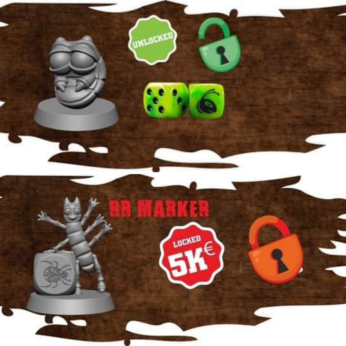 AkaroDice's tweet photo. We have unlocked dice and pillbug.
Let's go for the RR Marker!!
https://t.co/yUFsGs8C2D
#InsectBowl #AkaroStudio #AkaroDice #Miniatures #BloodBowl #WhiteMetal https://t.co/mCAzr8db1Q