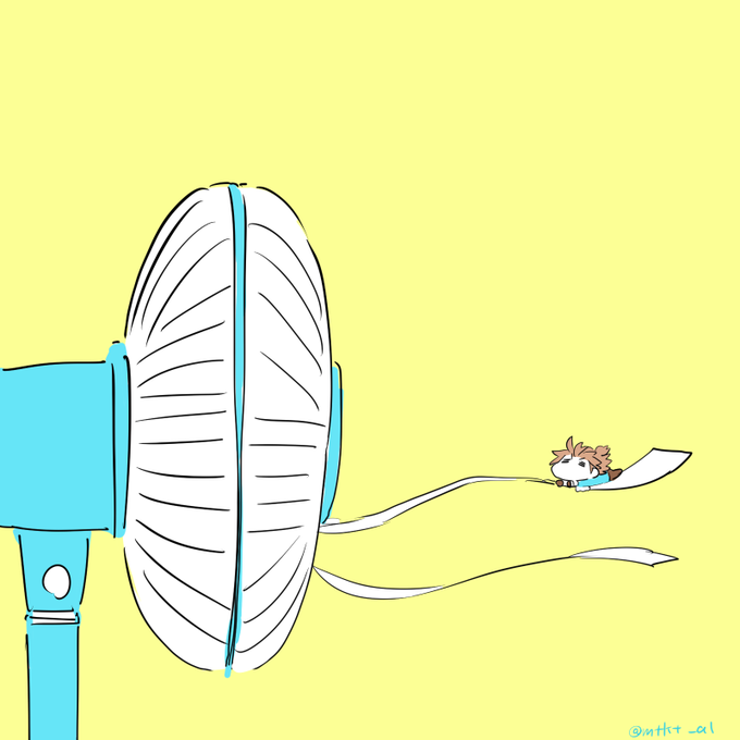「扇風機 シンプルな背景」のTwitter画像/イラスト(新着)｜4ページ目