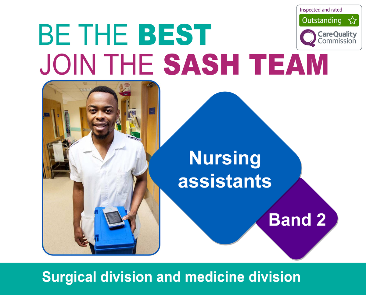 Jobs of the week: Nursing assistants. Do you want to make a real difference to our patients and join the NHS nursing workforce at an exciting time? We are looking for exceptional individuals to join our team. 
Surgical: bit.ly/3ft45Yb
Medicine: bit.ly/2DC2EK0
