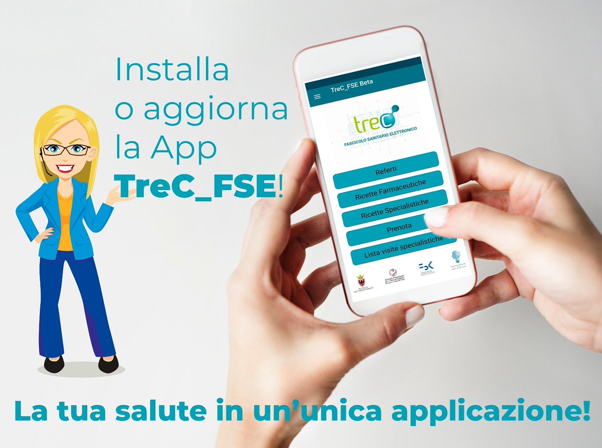 malux75's tweet photo. Nuove funzionalità per la App #TreC_Fse.  Oltre a consultare referti e ricette ora puoi:
⭐️prenotare visite specialistiche, esami del sangue e altri servizi
⭐️entrare con i dati biometrici
⭐️gestire altre TreC  
Dettagli e info per aggiornare App, 👉  https://t.co/E4PIsgpJP1 https://t.co/897cWzJTj7