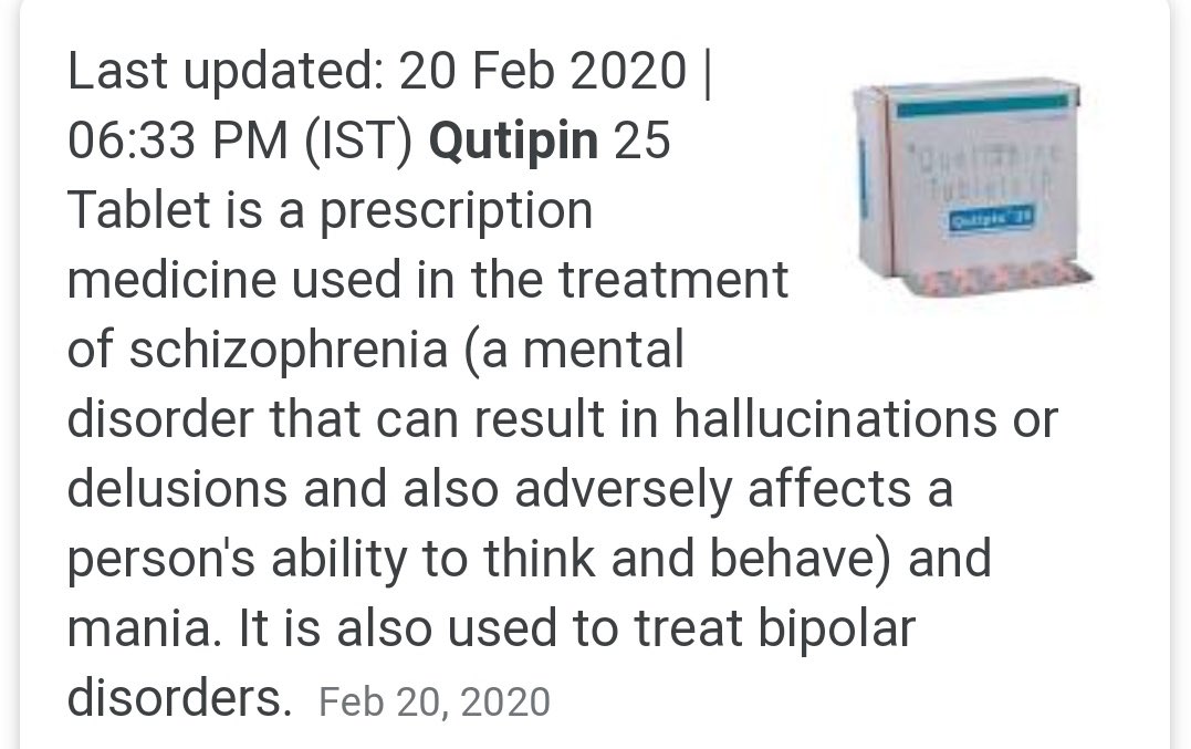Qutipin 100 uses in hindi
