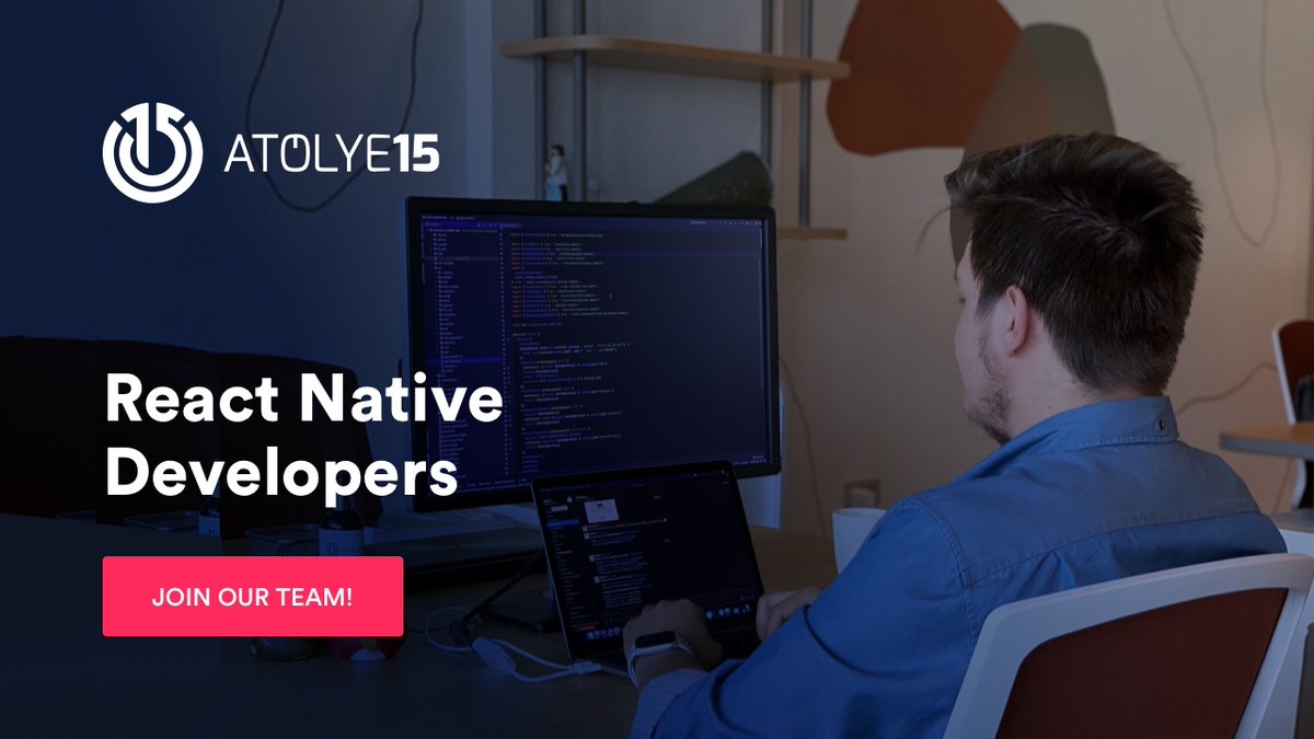 Attention! React Native Developers, this one's for you! We are expanding our team, and you may be the next one joining us! 👇

atolye15.recruitee.com/o/react-native…

#atolye15