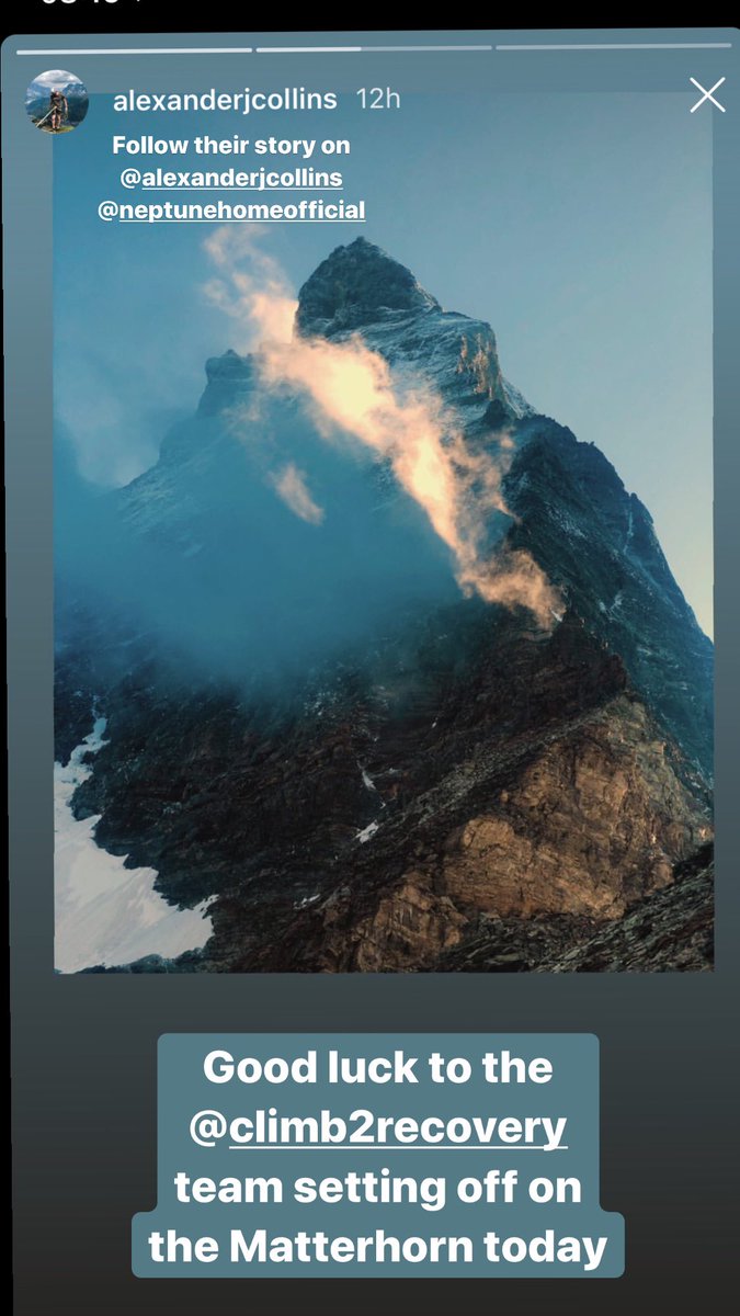 ÉCH apparel (@echapparel) on Twitter photo Good luck to the other half of <a href="/ECHapparel/">ÉCH apparel</a> climbing the Matterhorn with #climb2recovery today. Good luck to the other half of <a href="/ECHapparel/">ÉCH apparel</a> climbing the Matterhorn with #climb2recovery today.