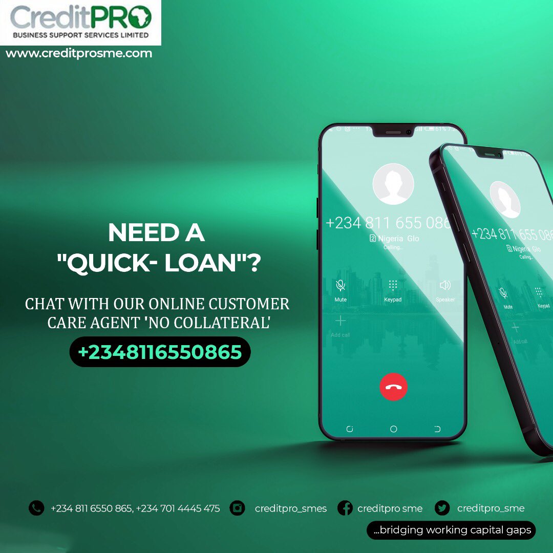 creditprosmes's tweet photo. You can live the life you deserve with  our quick loan product. NO COLLATERAL!
Visit https://t.co/epddIqT1ok
:
#quickloan #nocollateral #sharpsharploan #thinkcreditpro https://t.co/LHqGQwDVNk