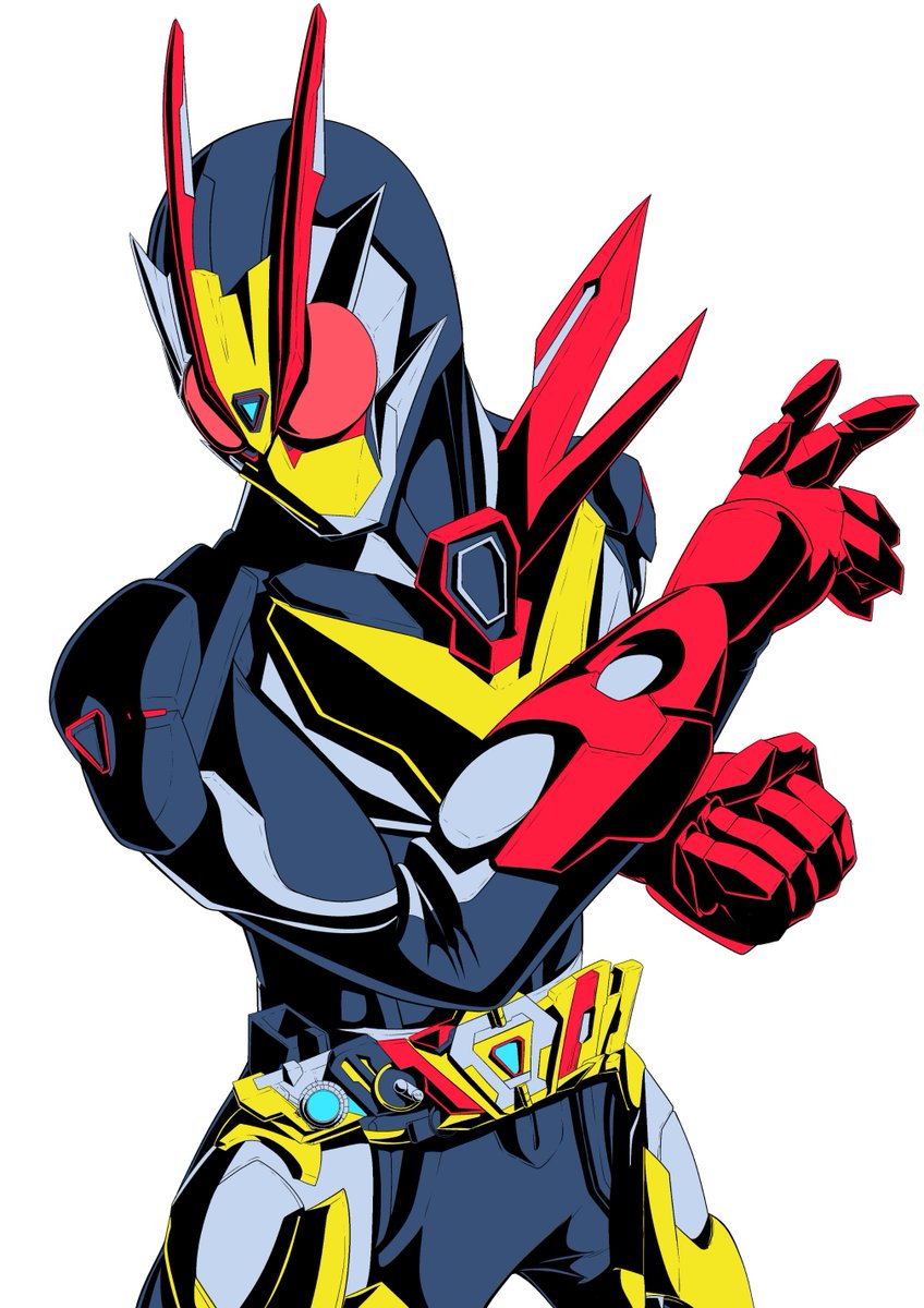 メカジキ弐號 در توییتر 仮面ライダーゼロワン 仮面ライダーゼロツー イラスト 絵描きさんとつながりたい ベースカラー段階 劇場版延期は仕方ないし 満を持して公開された時の感動もひとしおってもんよ