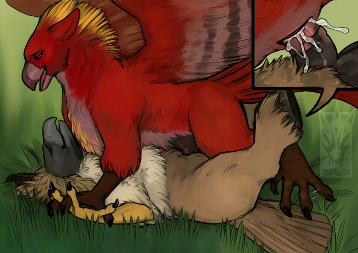Gryphons had some fun <3

#gryphon #furryart #furry #nsfwpic