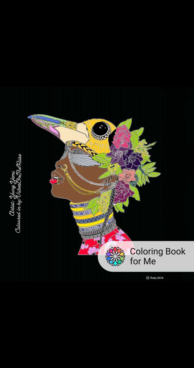 ViibesOnTheRise's tweet photo. Once I started I couldn't stop. This one is extra special to me because @YungYemi shared His Very Own Creative Images as colouring pages that people can upload and colour in themselves. Thank you 🙏🏽🖤 #yungyemi #coloringbookforme #viibesontheriise #mothersday https://t.co/zG3j1lAIDF
