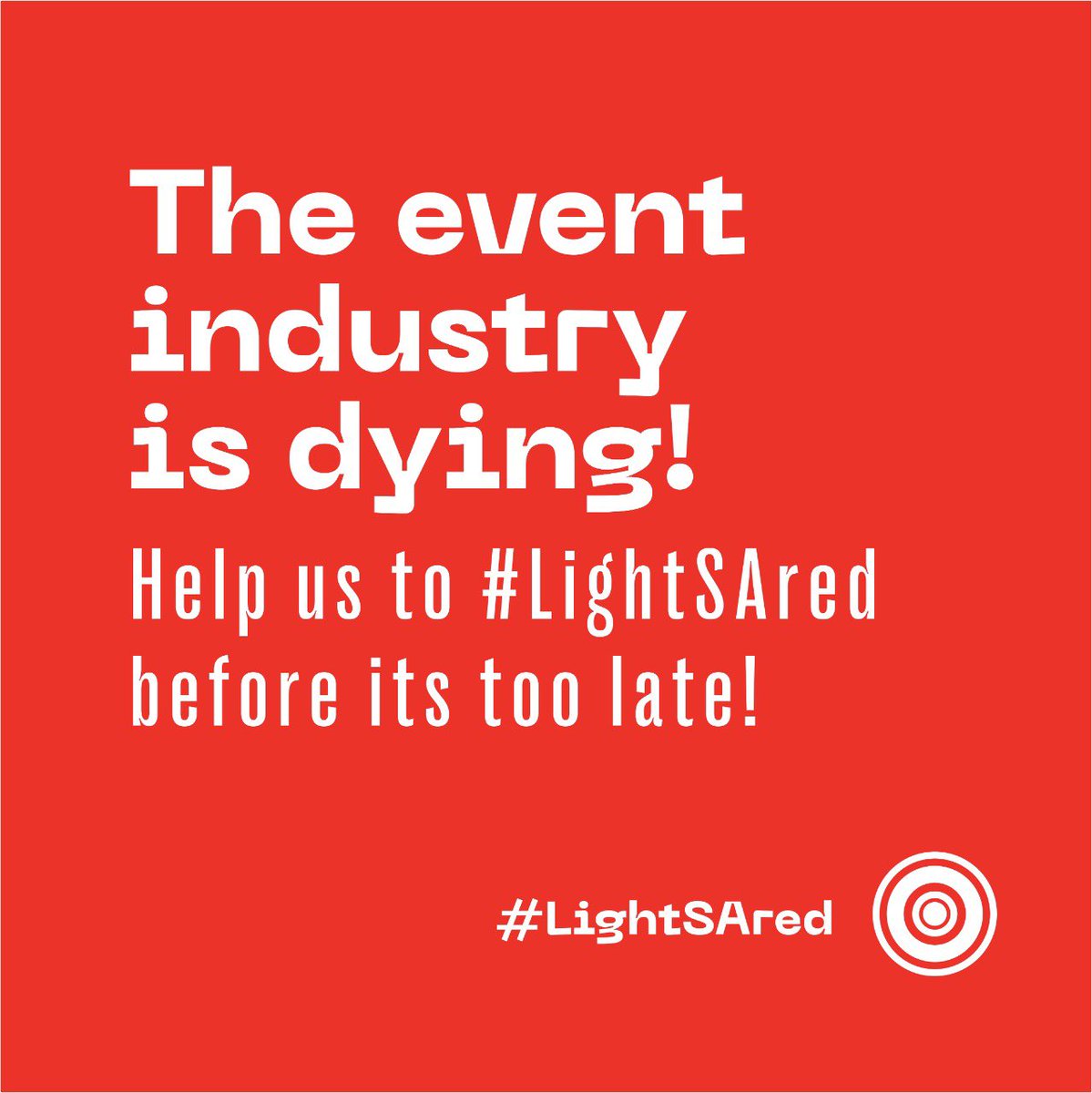 Our industry is dying &amp; we are being ignored. Time to be acknowledged by government &amp; come up with an itinerary to keep our industry alive. We are tired of decisions being made by people that haven’t had to give up one cent of their salary in the last five months! #LightSAred 👏🏻