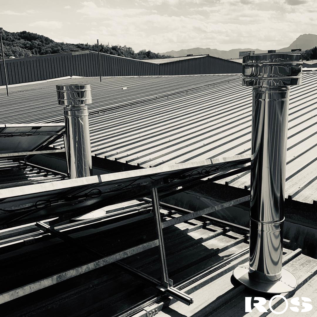 rostubos's tweet photo. Chimeneas modulares con corta-aguas partidos 🏭 / Modular chimneys with two parts rain collars 🏭
#roschimneys #rosducting #rosgroup #modularductingsystems #dustextraction #tuberíamodular #chimneypipes #fluepipe #instaindustrial #industrialphotography #steelwork https://t.co/1kQo971yhz