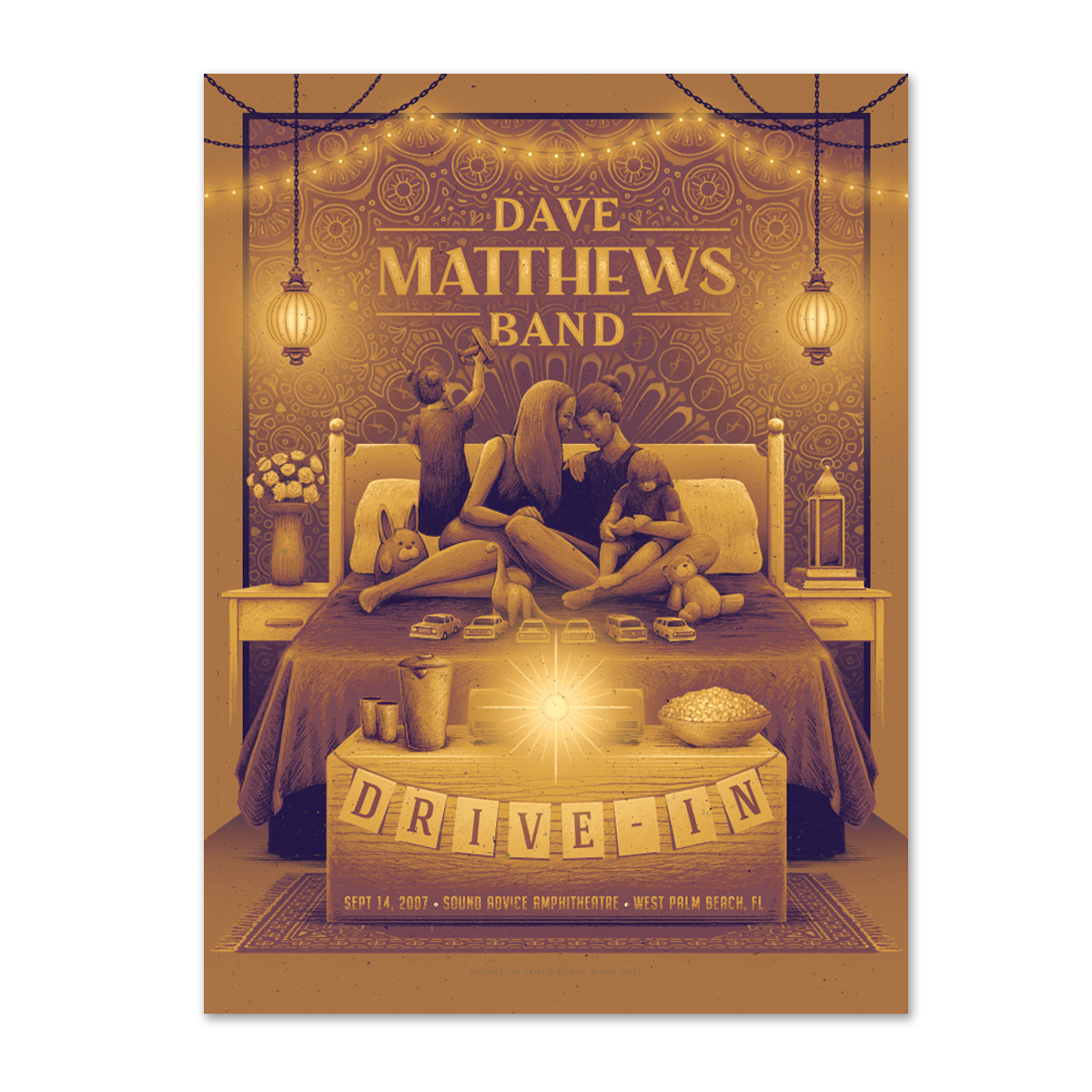 davematthewsbnd's tweet photo. Check out tonight's #DMBDriveIn poster - you can order it here: https://t.co/jzY1Idyvht. Don't forget to tune in at 8PM ET and enjoy the show: https://t.co/eYKT4DEX5R https://t.co/c0ZMV9E2jl