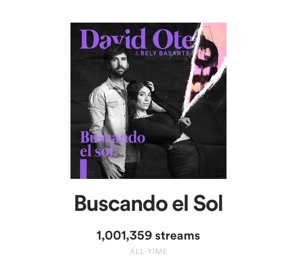 davidotero's tweet photo. 1.000.000 de gracias a todxs!! Y por supuesto a mi querida @BelyBasarte 💛
#BuscandoElSol #oteroYyo https://t.co/OcOGclcbMF