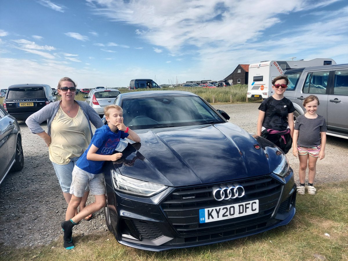 My <a href="/companycartoday/">Company Car Today</a> Audi A7 Sportback 55 TFSIe Quattro long-termer had a good run out to Walberswick in Suffolk today for some family fun at the beach! Plenty of room in the boot for beach paraphernalia and the obligatory picnic. Proving a hit with the Wallace household so far!