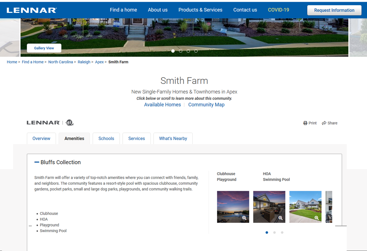 Smith Farm Community Apex by Lennar (smith_farm_apex) Twitter