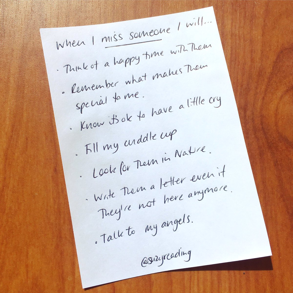 What to do when you’re missing someone. A toolkit from my book #standtalllikeamountain, designed for kids but equally applicable for adults. From my heart to yours xx #griefjourney #childrensmentalhealth #emotionalhealth